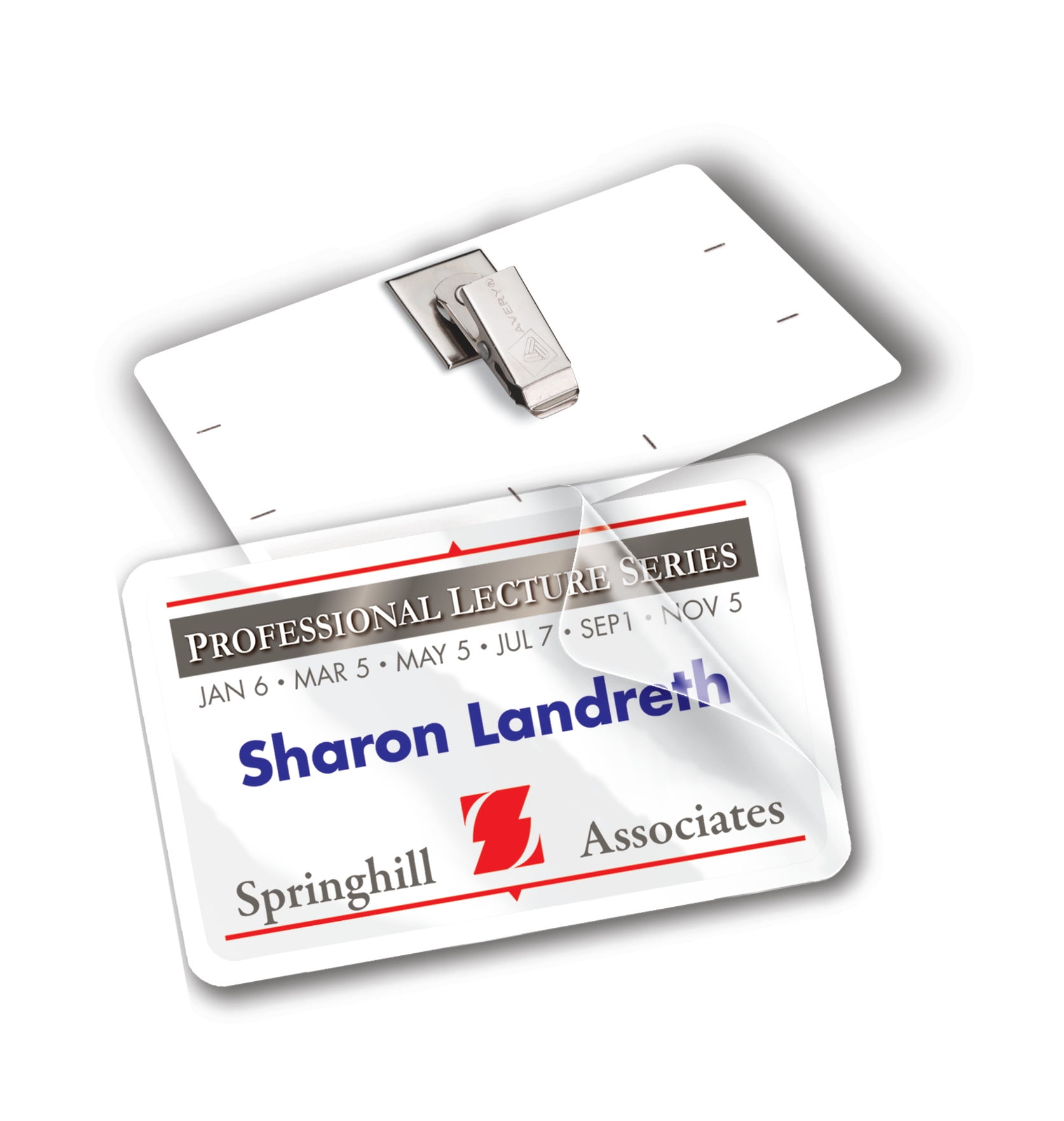 Avery Self Laminating Id Cards