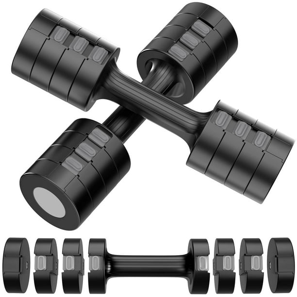 Adjustable Dumbbells Set, Hand Weights Set with 4 Adjustable Weights