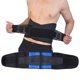 thumbnail image 4 of Cinturón ajustable para ejercicio, cinturón de cintura para Fitness con soporte para columna vertebral de madera (azul + negro) azul + negro S, 4 of 8