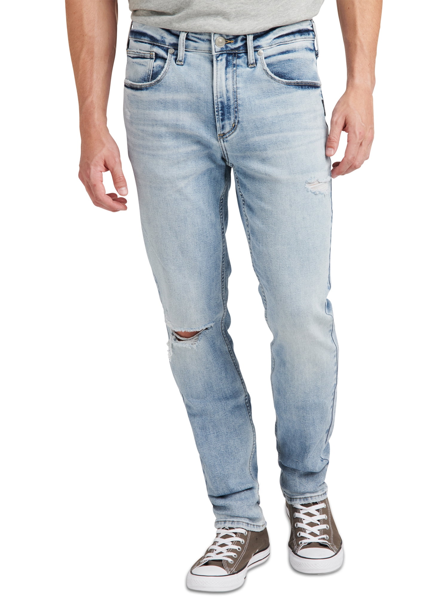 Perceptie kopen rekenkundig Silver Jeans Co. Men's Kenaston Slim Fit Slim Leg Jeans, Waist sizes 30-42  - Walmart.com