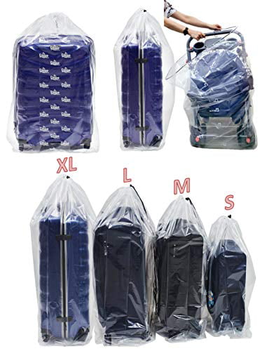 L,XL Dust Cover Big Plastic Drawstring Bags Multi-Purpose M Set of 4 bags S 