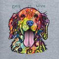 thumbnail image 5 of Wild Bobby Dean Russo Golden Retriever Is Love Dog Is Love Dog Lover Men Graphic Tank Top, Heather Grey, Large, 5 of 5