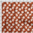 thumbnail image 4 of Soimoi Halloween Printed, Cotton Satin Spandex, Sewing Fabric by The Yard 54 Inch Wide, Decorative Fabric for Dresses and Home Accents, Orange & Black, 4 of 5