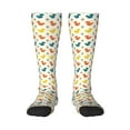 thumbnail image 2 of Lsque Colorful Squirrel Printed Crew Socks Men's Women's LightWeight Thin Casual Calf Socks ,Knee High Socks,Cotton Socks, 2 of 9