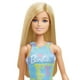 thumbnail image 4 of Vestido de muñeca Barbie con estampado de logotipo azul para niños de 3 a 8 años, 4 of 6