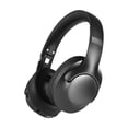 thumbnail image 2 of Auriculares supraurales,Auriculares supraurales plegables con cancelación de ruido,Auriculares 50 h de autonomía con audio para viajes en casa,Auriculares estéreo de oficina con graves Negro, 2 of 9