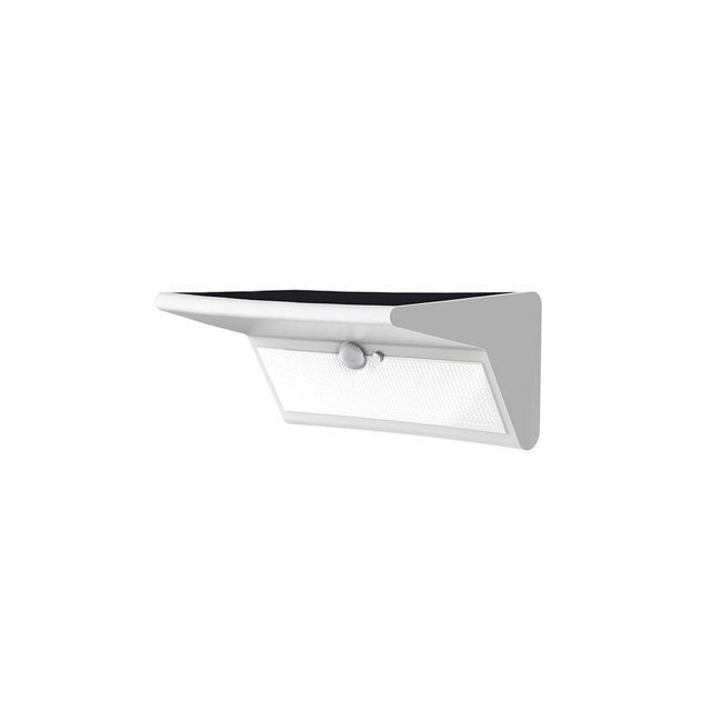 Injueey Luz solar para exteriores en forma de T, con energía solar, impermeable, a prueba de polvo, automática, 46 LED, lámpara de pared brillante con Iluminación y accesorios luz blanca Injueey HA024757-01