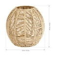 thumbnail image 2 of PAMINGONO 1Pack Bulb Guard Cage Khaki Small Size Electric Fan Lampshade for Cafe, 2 of 8