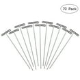 thumbnail image 1 of Shisuyan FRCOLOR 70pcs Wig T-Pins 2 Inch with Plastic Box for Blocking Knitting Modelling Crafts, 1 of 8