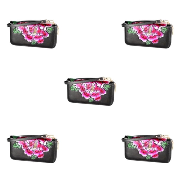 Qarigey Cartera de cuero para mujer, elegante, exquisita, resistente al agua, con estilo, carpeta para pasaporte, billetera, billetera con Type2 NO2