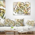 thumbnail image 4 of Designart Symmetrical Spiral Fractal Flowers - Contemporary Throw Pillow - 12x20, 4 of 5
