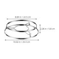 thumbnail image 2 of KONTONTY Burner Rings Pot Rack Insulation Rack for Chefs Cookware 1Pack, 2 of 6