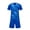 Blue, variant on ZZwxWA Kids Boys Girls Soccer Uniform Athletic Jersey with Shorts Set Basketball Football Sports Outfits