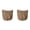 Brown-2Pcs, variant on 1Pcs Wood Flower Pot, Tree Stump Planter Artificial Plants Wood Vase Natural, Rustic Bark Planter Farmhouse Decoration for Table Centerpiece Home Indoor & Outdoor Decor 4.7x3.9 Inch Brown