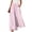 Pink, variant on Women's Gingham Plaid Wide Leg Pants, Casual Tie Waist Paperbag Palazzo Trousers, Summer High Waisted Checkered Long Pants with Pockets