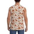 thumbnail image 4 of Salouo Western Desert Nature Landscape Pattern Men's Sleeveless T Shirts,Men's Regular-Fit Tank Top Sports Shirt for Men Sleeveless Tank Shirt -Large, 4 of 6
