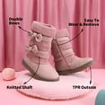 thumbnail image 4 of "DREAM PAIRS Girl's Winter Snow Boots Faux Fur Lined Mid Calf Shoes", 4 of 5