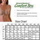 thumbnail image 3 of Miracle Bamboo Comfort Bra Todo el día Mejor elevación y soporte Diseño de confort inalámbrico sin costuras- Nude- 2XL (Busto 43-46) ACA MB-CB5217, 3 of 6