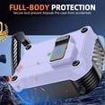 thumbnail image 3 of Dteck for AirPods Pro 3 Case Cover with Secure Lock Clip,Automatic Pop-up Case Full-Body Shockproof Hard Protective Cover for Airpods Pro 3rd Generation 2025,Purple, 3 of 5