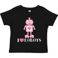 thumbnail image 3 of Inktastic Robotics I Love Robots Girls Girls Toddler T-Shirt, 3 of 5