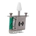 thumbnail image 4 of Fiocias Pickup Selector Switch Electric Guitar Accessory Pickup Lever Switch Replacement Part Musical Instrument Attachment Component With Screws Mounting Hardware Quiet Switching White 3 Way, 4 of 8