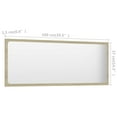 thumbnail image 5 of vidaXL Mirror Wall Mounted Rectangular Bathroom Furniture Engineered Wood, 5 of 6