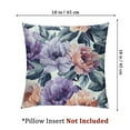 thumbnail image 4 of BANET Throw Pillow Cover Set of 2 Cases Bloom Elegant Outdoor Decor Pillowcase Home Square Pillow Slip 24x24in, 4 of 7