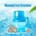 thumbnail image 2 of Manual Ice Crusher Household Ice Crusher Rotary Ice Crusher Ice Cube Cutter Mini Portable Ice Machine Hand Crank Ice Chopper, 2 of 8