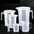 thumbnail image 6 of Liquid Container Plastic with Lid Large Capacity Transparent Mixing Cup Clear Laboratory Beaker Graduated Measuring Cup 5000ML(WITH A LID), 6 of 8
