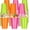 Green + Orange + Pink, variant on PETGLE 150 PCS 16OZ Green St. Patrick's Day Plastic Cups, Light Dark Green White Disposable Lucky Cups Drinking Party Cups Bulk for Party Birthday Festival Family Holiday Datum Supplies