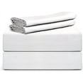 thumbnail image 2 of Vedanta Home Collection 4pc Sheet Set Twin 600 Threadcount 100% Natural Cotton Twin Sheet Set White Fit up to 19'' Inch Extra Deep Pocket Super Soft, 2 of 6
