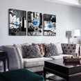 thumbnail image 2 of Hieng Large Wall Decor For Living Room Inspiration Canvas Wall Art For Bedroom Room Kitchen Wall Decoration Abstract Leaves Wall Paintings Artworks Office Wall Pictures （Only canvas）, 2 of 6