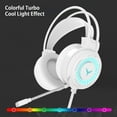 thumbnail image 5 of KQJQS Stereo Gaming Headset Noise Cancelling Over Ear Headphones With Mic, LED Light, Bass Surround, 5 of 6