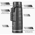 thumbnail image 4 of 40X60 Zoom HD Powerful Binoculars Long Range Portable Professional Telescope Monocular Low Light For Hunting Camping, 4 of 6