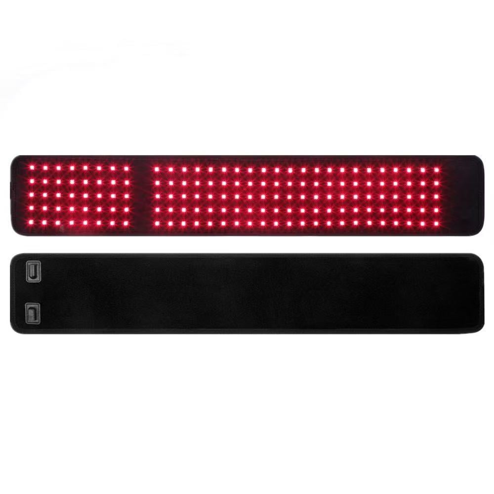Red Light for Foot & Body, 640nm&660nm&880nm Infrared Light Belt for Foot and Ankle, Light Wavelength&Temp Adjust, 3 Pulse Mode, 10/20/30min Timer