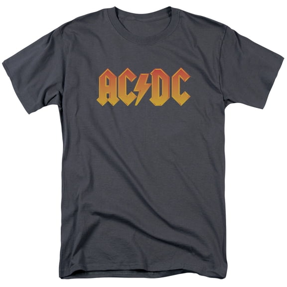 ACDC Logo Adult Regular Fit T-Shirt - Adult Regular Fit T-Shirt / 3XL / Gray