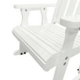 thumbnail image 4 of Innovaze Wooden Patio Rocking Chair, Solid Fir Wood, Heavy Duty 600LBS, for Outdoor or Indoor, White, 4 of 10