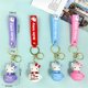 thumbnail image 3 of Venta al por mayor promocional personalizado 3d lindo Hello Kttiy llavero Hellokitty Sanrio perro de orejas grandes Rana llaveros de goma con llave de Metal, 3 of 4