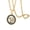 Gold Taurus, variant on Women Men's 12 Constellation Horoscope Hollow Pendant Necklace Stainless Steel Birth Star Sign Personalized Pendant Chain Jewelry Silver Sagittarius