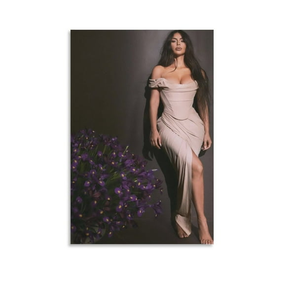 Kim Kardashian Hot Girl Sexy Poster (7) Art Poster Canvas Painting Decor Wall Print Photo Gifts Home Modern Decorative Posters 24x36inch(60x90cm)