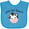 thumbnail image 3 of Inktastic Cow You Doin'? Cute Cow Boys or Girls Baby Bib, 3 of 4