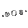 thumbnail image 3 of TFixol DRM2211YG RC Model Crawler 2.2" Aluminum Alloy Wheel Rims, 10-Hole Triangle Design, 12mm Hexagon, 4pcs Set, Green-Gold Finish, Compatible with RC4WD (Z-W0244), 3 of 6