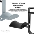 thumbnail image 1 of VONKY Headphone Stand Office Adjustable Hanger Display Rack Easy Install Bracket Space-Saving Table Headset Holder Gaming Black, 1 of 5