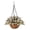 C 1pc, variant on Ruanlalo Christmas Hanging Baskets Pre-Lit Artificial Basket with LED Lights Pine Cones Berries Winter Outdoor Planter for Outside Porch Front Door Decor