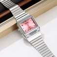 thumbnail image 4 of MMJ Vintage Square Digital Watch for Women Fashion Multicolor Electronic Wristwatch Slim Waterproof Daily Wear, 4 of 8
