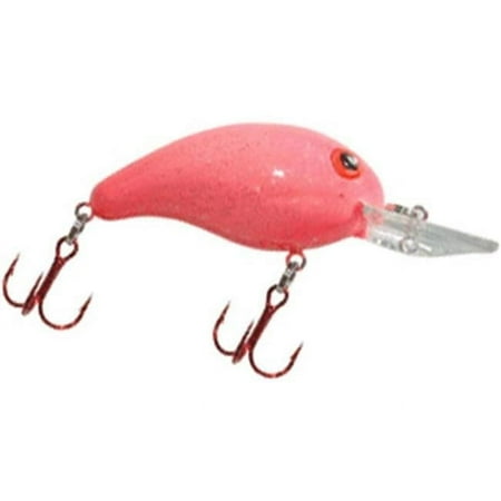 Bandit Crappie Crank bait – 0.25 – Pink-Silver Spark Craw
