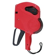 Outad Red 8 Digits Price Tag Maker Labeler Labeller Machine W/Sticker Labels Shop