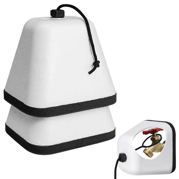 2PCS Quick Application Foam Faucet Protectors Insulation Cover Ensures Freeze for Outdoor Winter Gear