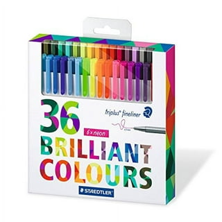 Staedtler Triplus Fineliner Pens, Pack of 10, Assorted Colors (334