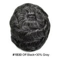 thumbnail image 5 of Mens Hairpiece Lyrical Hair Toupee for Men French Lace with PU Men's Toupee Black Brown Blonde Gray 6X8 #1B30, 5 of 6